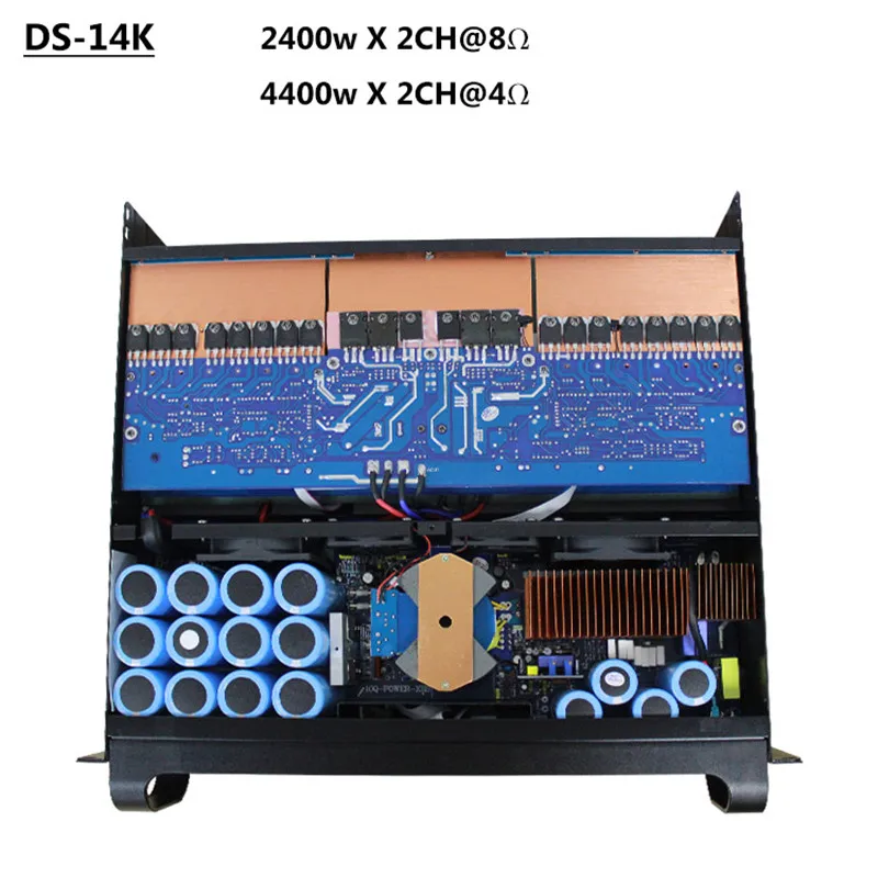 Профессиональные аудио 2000W усилитель мощности звука басы с запасными частями|power