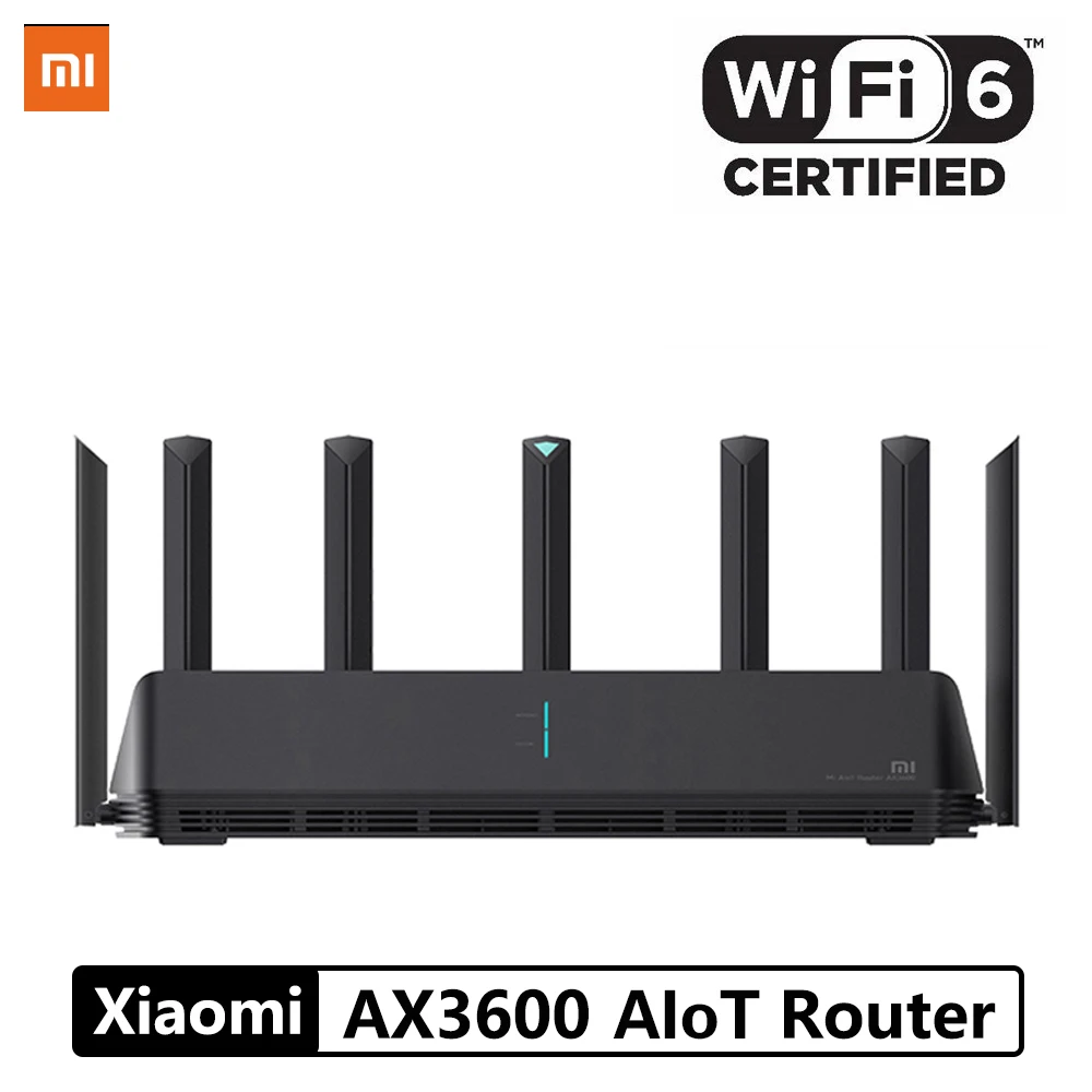 Новый Xiaomi AX3600 AIoT Wi Fi маршрутизатор 6 5G WPA3 Wifi6 600 Мб двухдиапазонный 2976Mbs Gigabit
