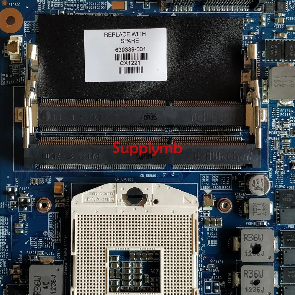 639389-001 w HD6490/1G GPU Onboard for HP Pavilion DV7T-6000 DV7-6185US NoteBook PC Laptop Motherboard Mainboard Tested enlarge