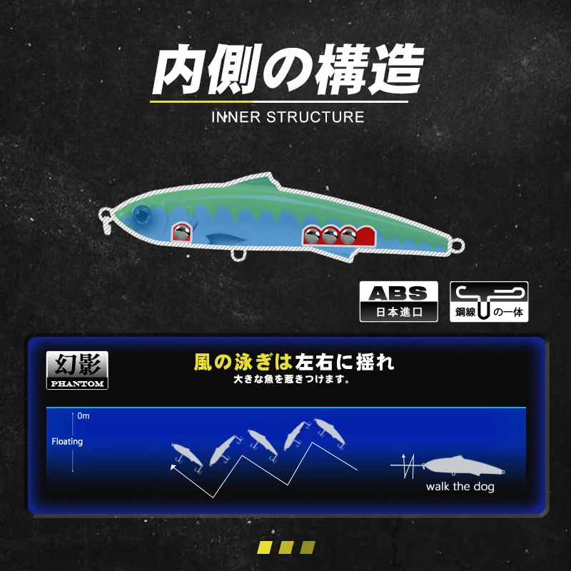 D1 Floating boat trolling Big pencil lure 197mm 93g Top water Artificial Hard Bait 200mm 107g Wobbler Stickbait Bass for Fishing