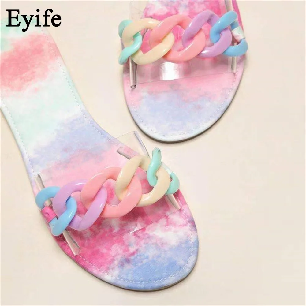 

Сандалии пляжные карамельных цветов, простые удобные, без застежки, повседневные шлепанцы с открытым носком, нарядные тапочки, лето 2021