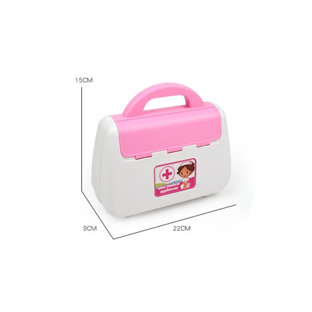 

Plastic Dentist Medical Box Kit Set Lovely Popular Delicate Design Especially Cabinet Doctor Role Play House Toy Kids Gift