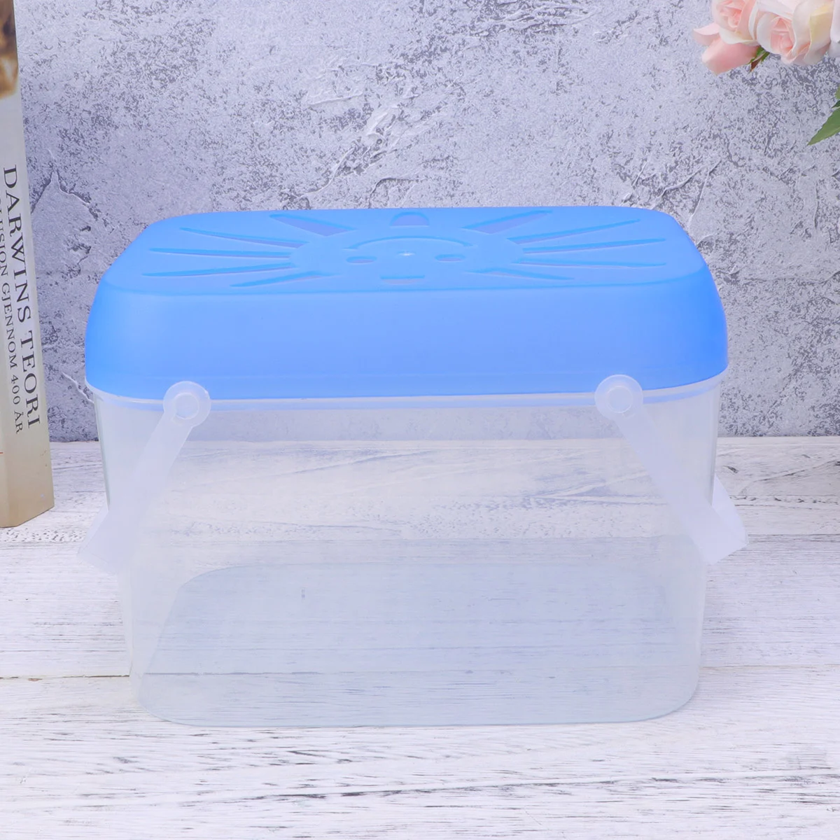 Large Portable Transparent PP Plastic Fish Tank Small Pet Nest for Home Decoration Random Color | Дом и сад