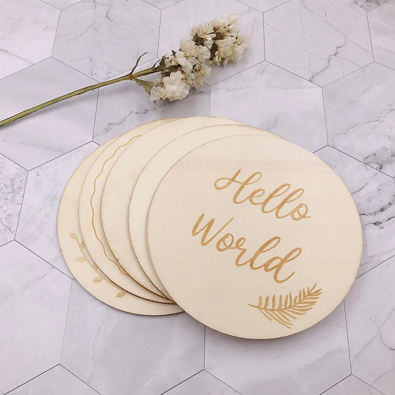 Coskiss-tarjetas conmemorativas para beb&eacute;s, accesorios de fotos para ni&ntilde;os reci&eacute;n nacidos, 1 Uds.-3