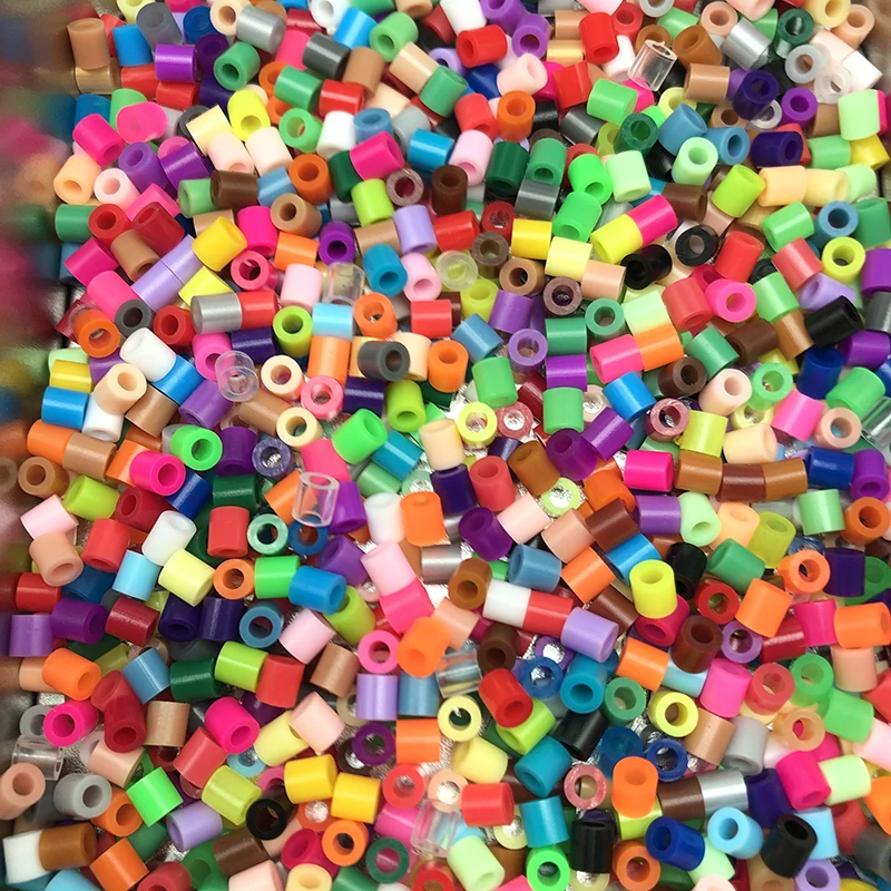 1000 шт. разноцветные бусины предохранители 5 мм Гладильные Hama Beads Tangram головоломки