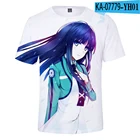 Футболка МужскаяЖенская Асимметричная с коротким рукавом и 3D-принтом