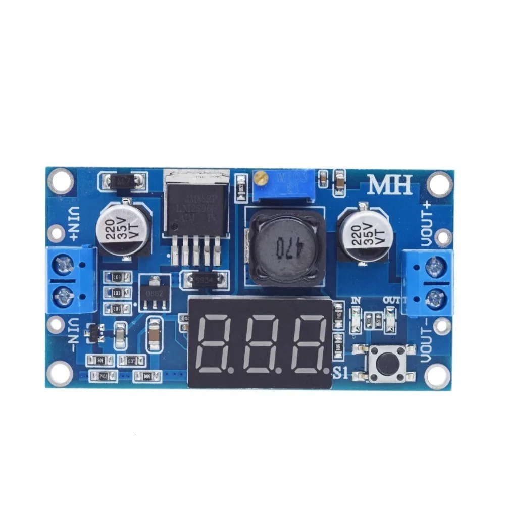 ShengYang 1 шт. LM2596 LM2596S DC-DC Регулируемый понижающий модуль питания, высокое качество