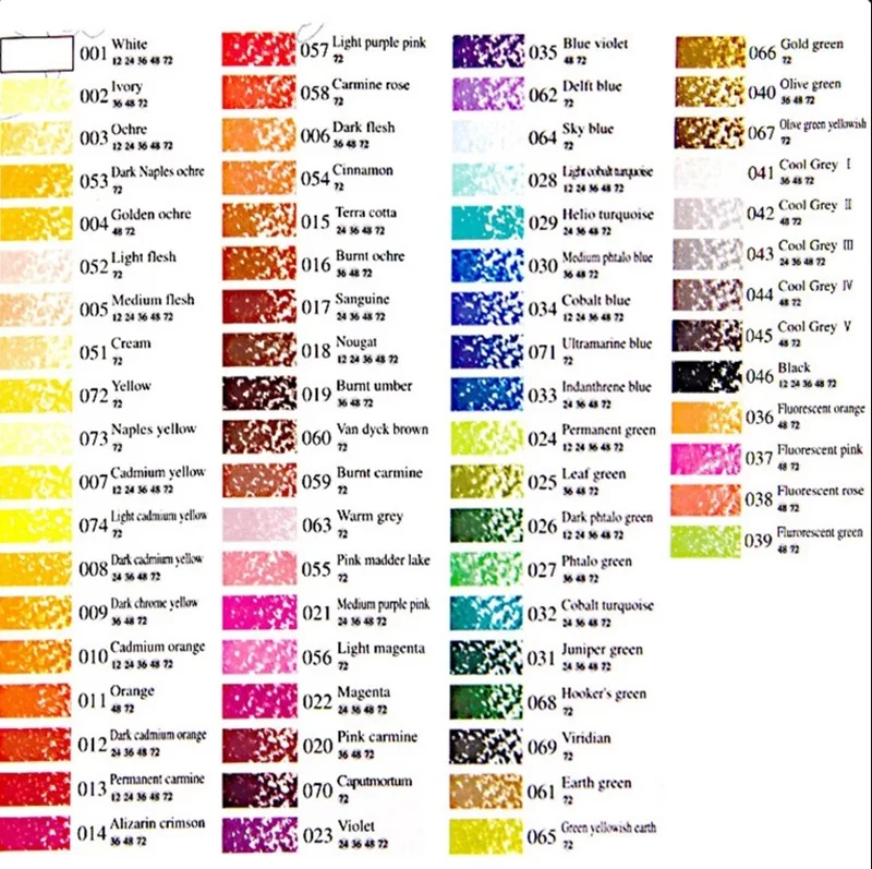 

12-72Colors Pastel Pen Chalk Drawing Coloring Powder Sticker Powder Paint Sticks DIY Hair Dyed Color Make Up Color Paint Set