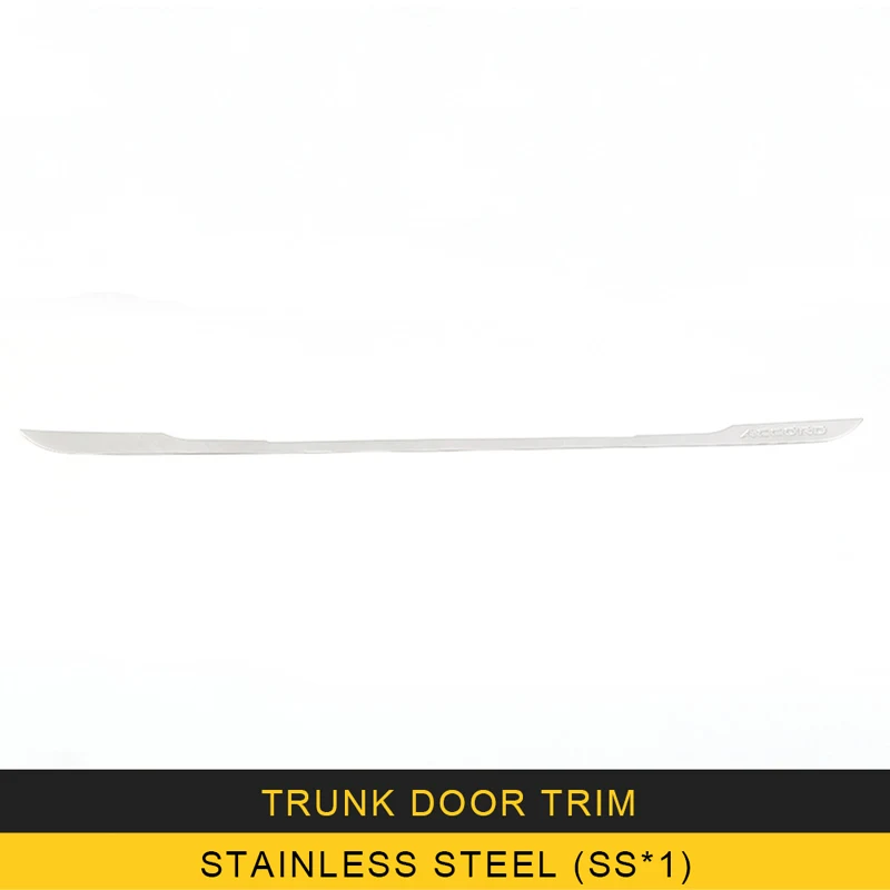 

CARMANGO For Honda Accord 2018-2020 Trunk door trim tailgate trim cover Exterior Accessories