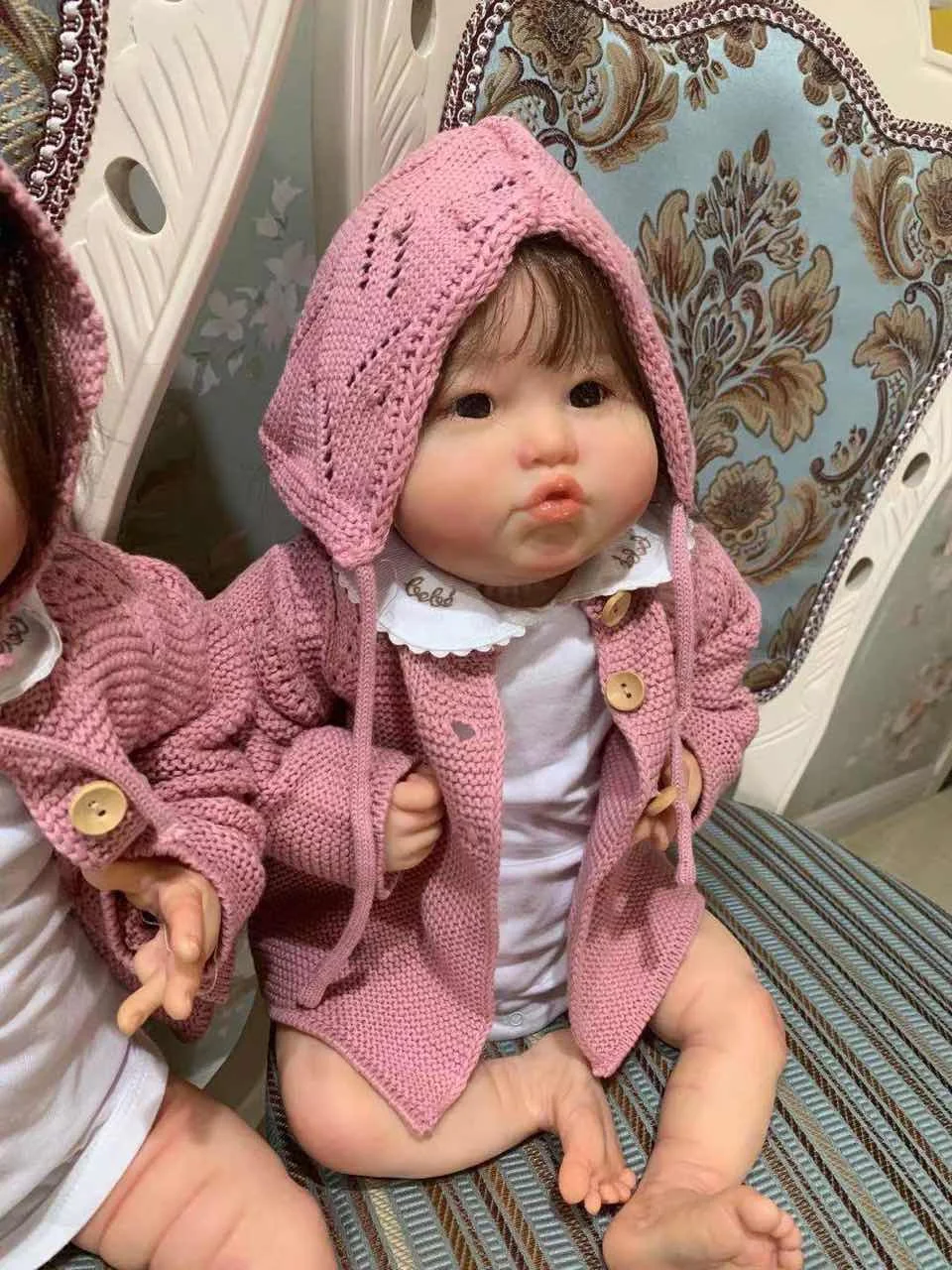 50cm Silicone  Reborn Baby Reborn Baby Doll Reborn Silicone Dolls Toys with Cute Clothes Bebe  Bebe Reborn with Cloth Body Dolls tony yarijanian reborn through fire