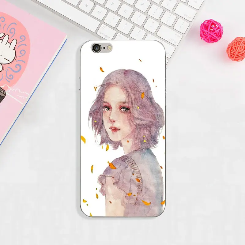 Для iphone 4 4S 5 5S 5C SE 6 6s 7 8 Plus X XR XS 11 Pro Max чехол из мягкого ТПУ для телефона s ручная