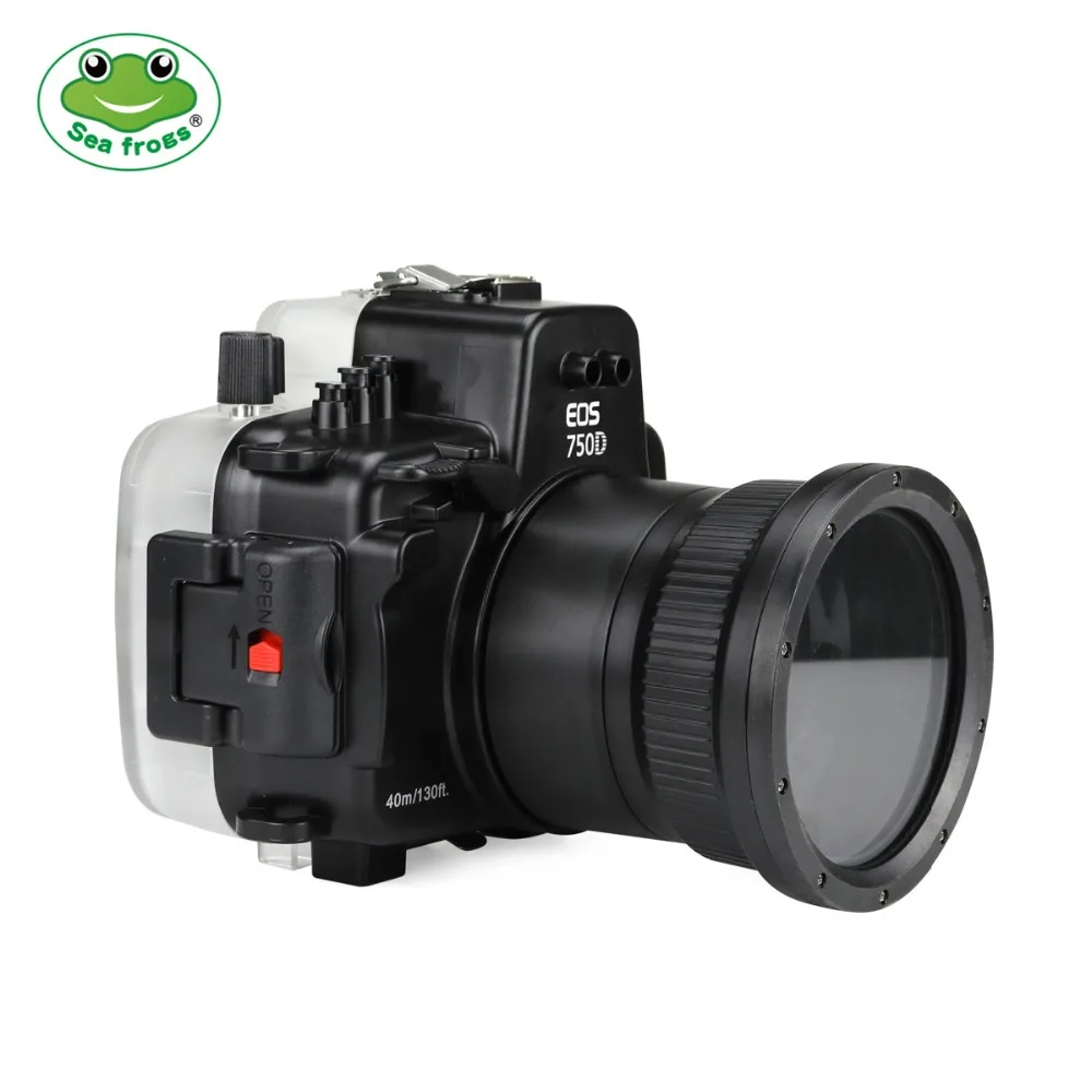 買取 Tcanon 750d 18-56mm用防水デジタルカメラ,ダイビングケース,透明防水ハウジング