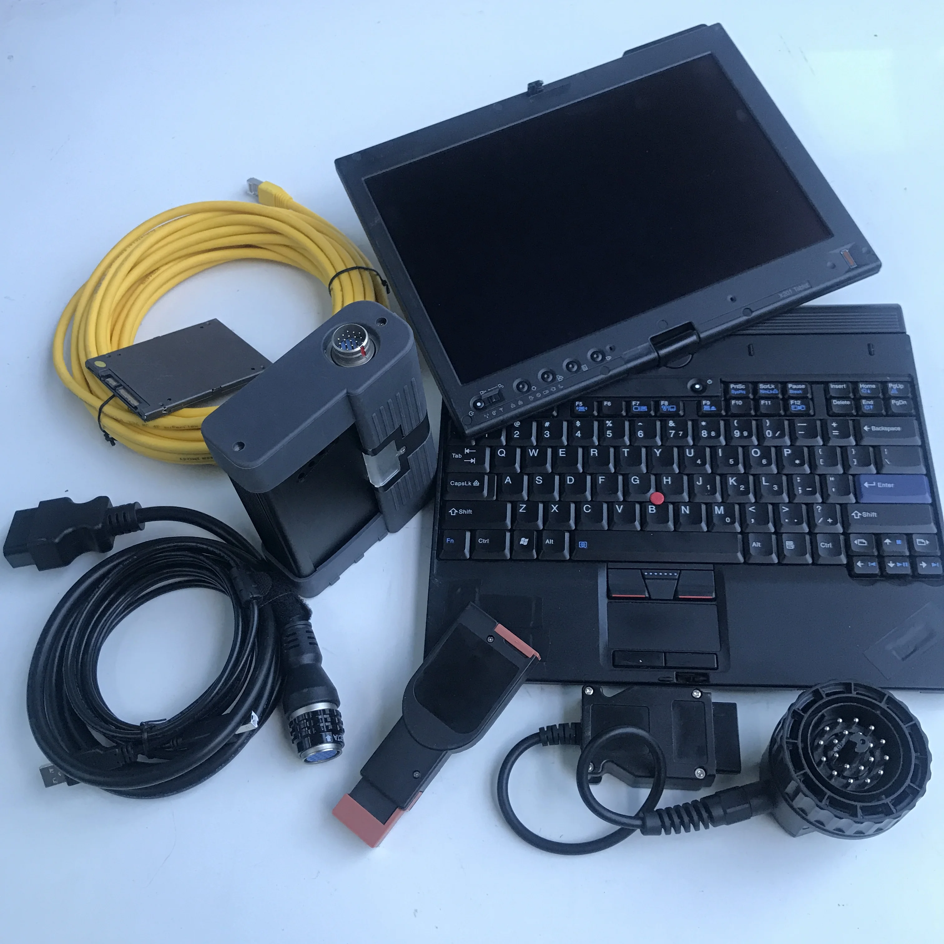 Диагностический и программатор для bmw icom a2 b c 2021 06 v ssd с ноутбуком x200t 4g сенсорный