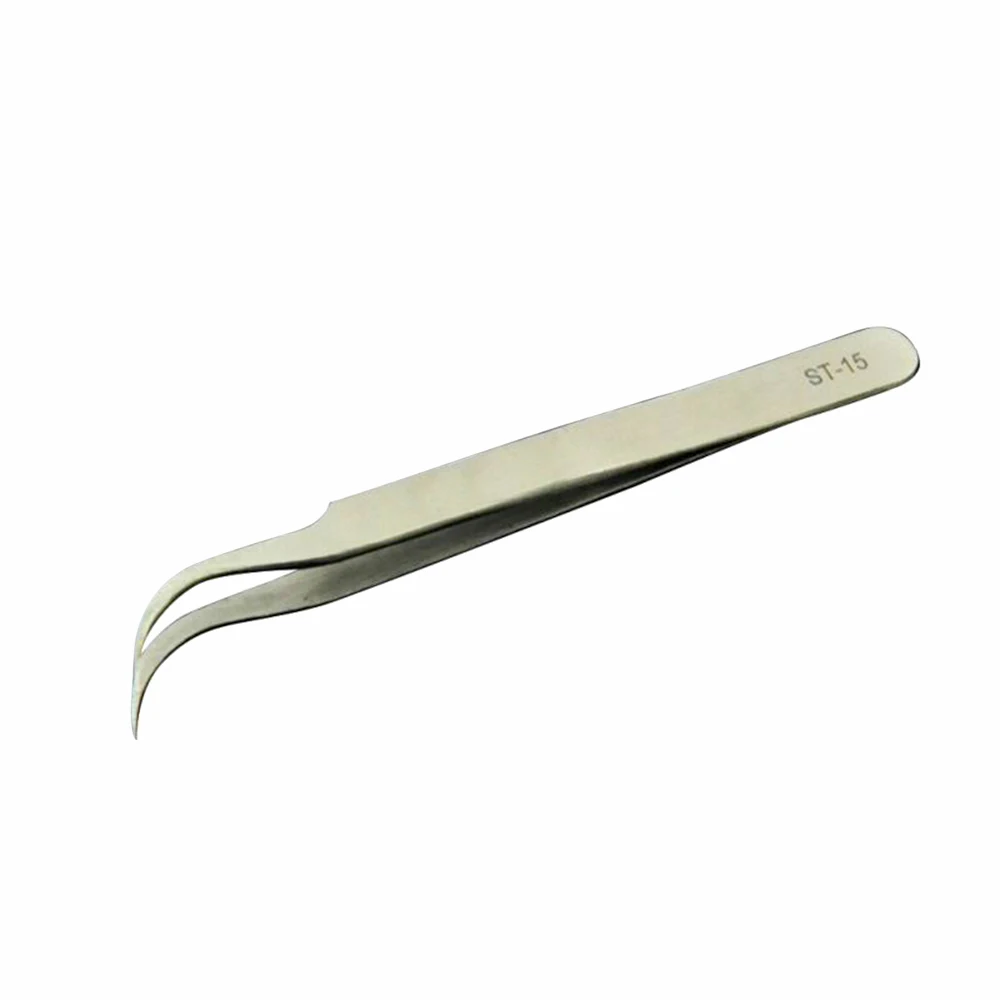 

1pc Eye Lashes Anti-acid Steel Curved Straight Tweezers Makeup Eyelash False Eyelashes Extension Eye Lashes Styling Tools