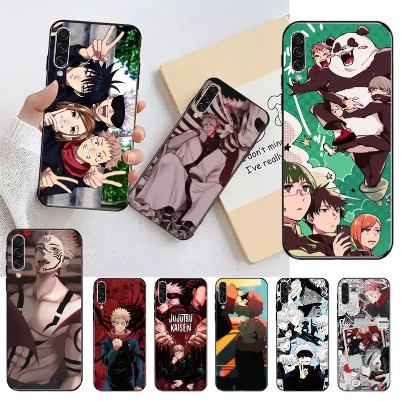 

Jujutsu Kaisen Anime Phone Case For Samsung A40 A50 A71 A8 A10 S7 S8 S10 S20 Fe note 10 plus