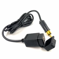 waterproof dual usb charger adapter with powerlet din hella socket eu type for bmw motorcycle