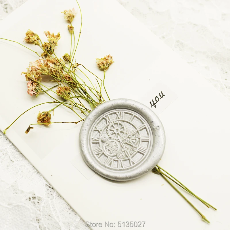 Штамп для восковой печати chronos gear металлический воск запечатывания комплект