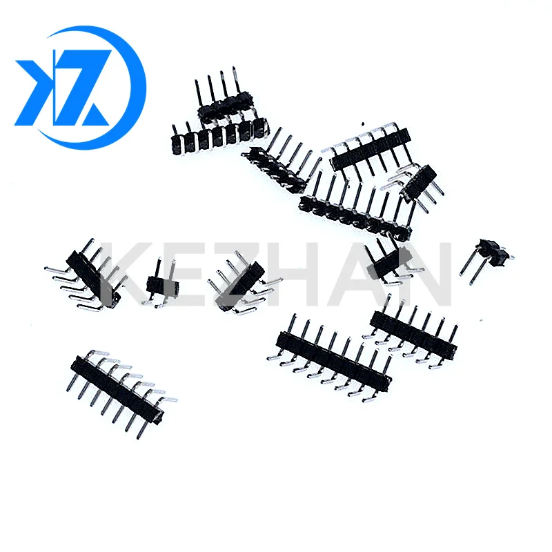 

10PCS/Lot 2.0mm 2.0 Single Row Right angle Male Breakaway PCB Board Pin Header Connector Pinheader 3p 4p 5p 6p 8p 10p 40p