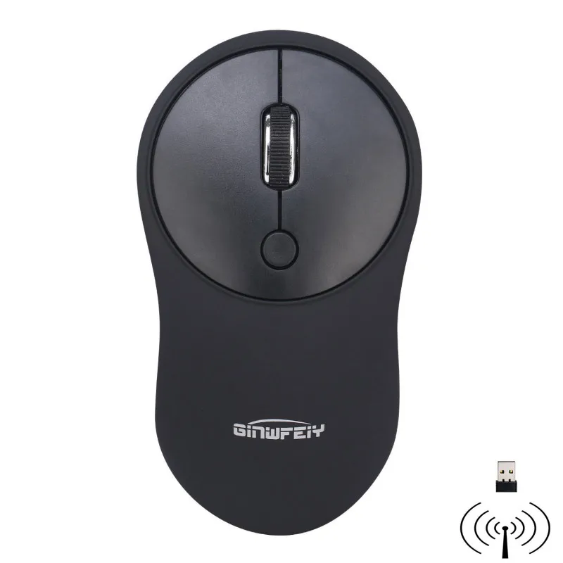 

1600 DPI USB Optical Wireless Computer Mouse 2.4G Receiver 4 Button Silent Ergonomic Mouse Universal Home Office Games Mouse