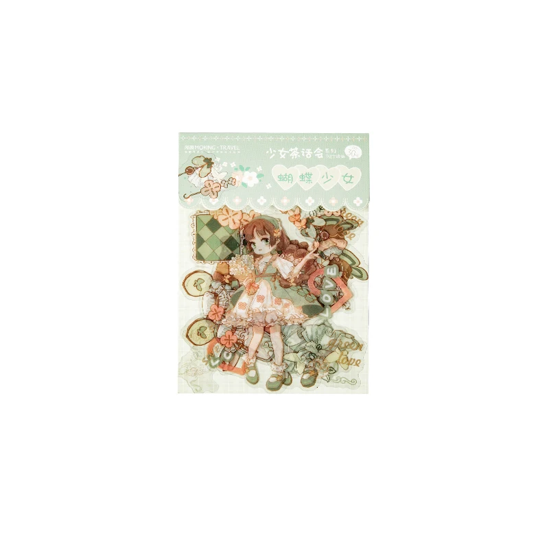 Dimi 30 шт. для девочек Чайная Вечеринка Мультяшные кавайные стикеры s скрапбукинга