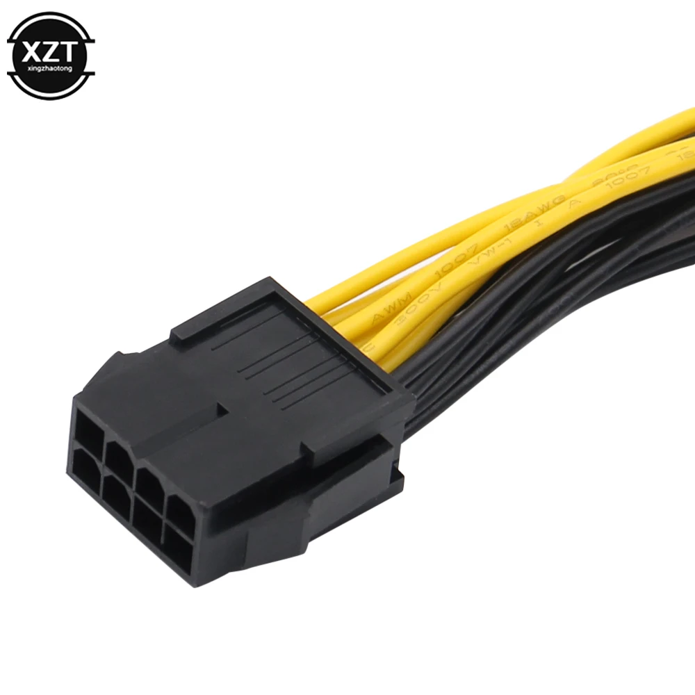 5 шт./лот GPU 8pin разъем на двойной PCI-E PCI Express 8p( 6 + 2 pin) Кабель питания папа 18AWG провод