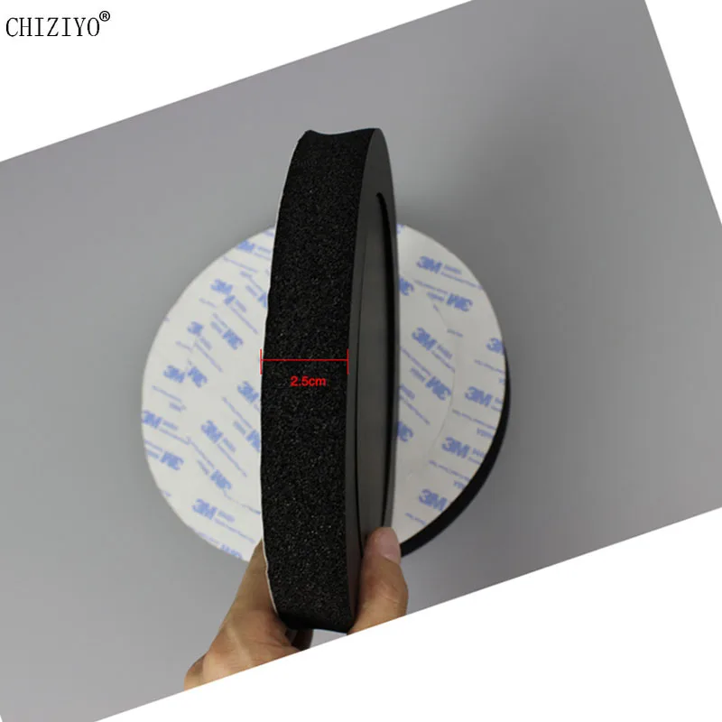 

2 PCS 6" 6.5" Inch Car Speaker Insulation Ring Soundproof Cotton Pad Bass Door Trim Sound Audio Speakers Self Adhesive