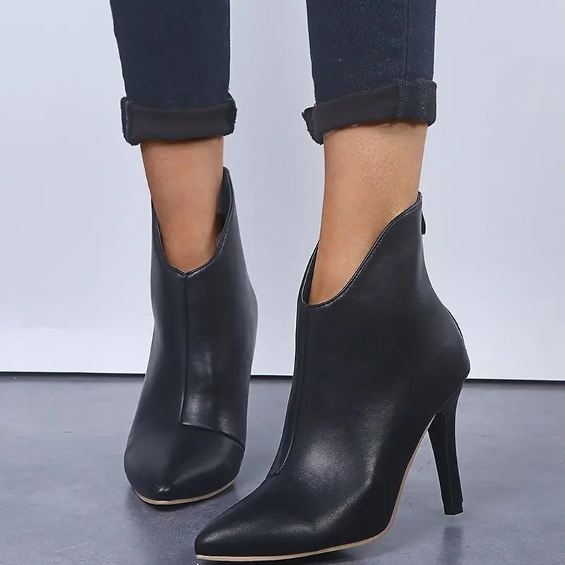 Женские ботильоны Туфли гладиаторы на тонком высоком каблуке туфли лодочки