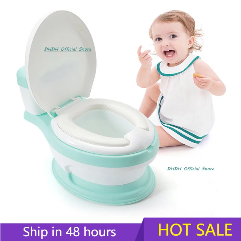 

Baby Potty Children's Potty New Training Seat Baby Toilet Portable Backrest Urinal simulation Kids Toilet Trainer Bedpan