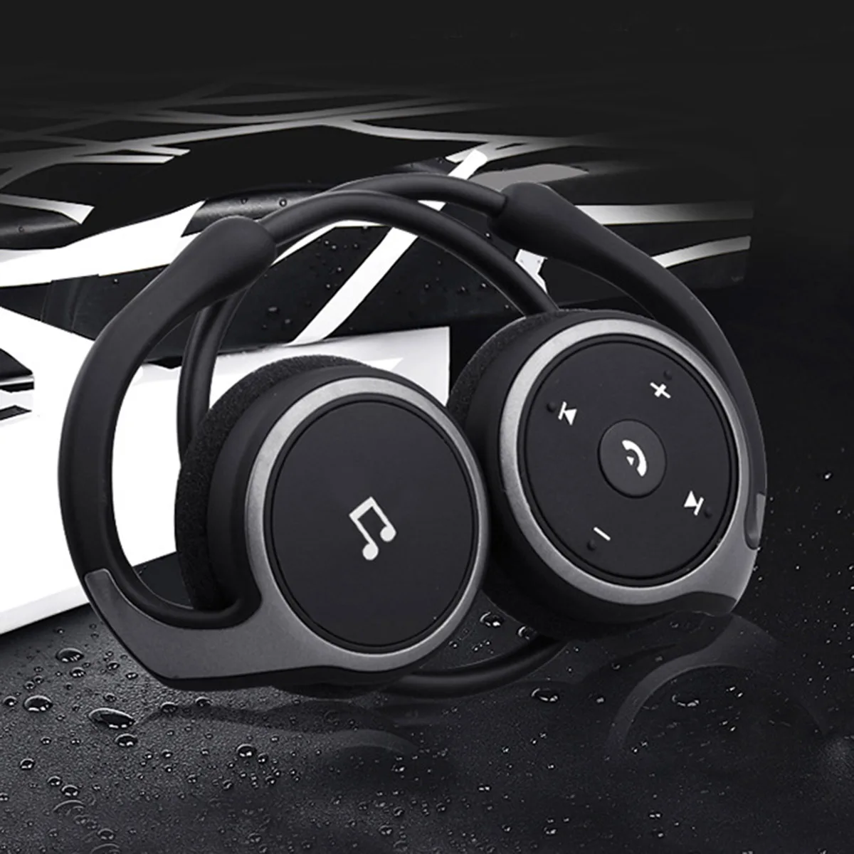 Bluetooth наушники 4 1 + EDR с поддержкой TF карты FM радио и шейным ободом|Наушники