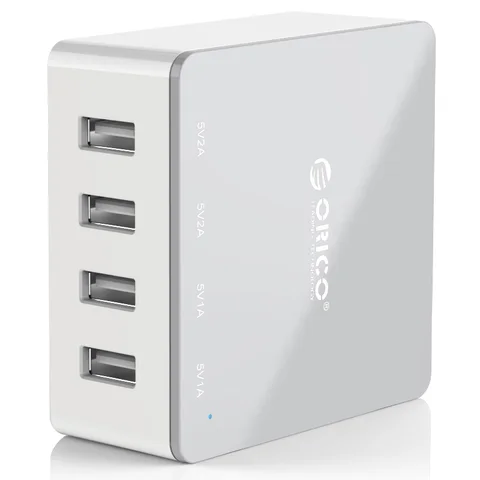 Зарядное устройство ORICO с 4 USB-портами, 5 В, 6 А, 30 Вт