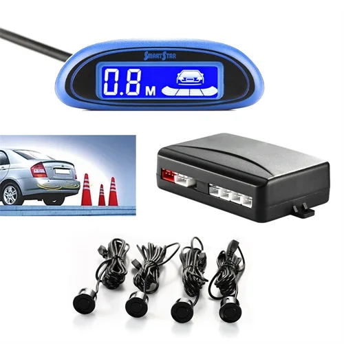 

4 Sensors Led Shows Distance Car Reverse Backup Radar System