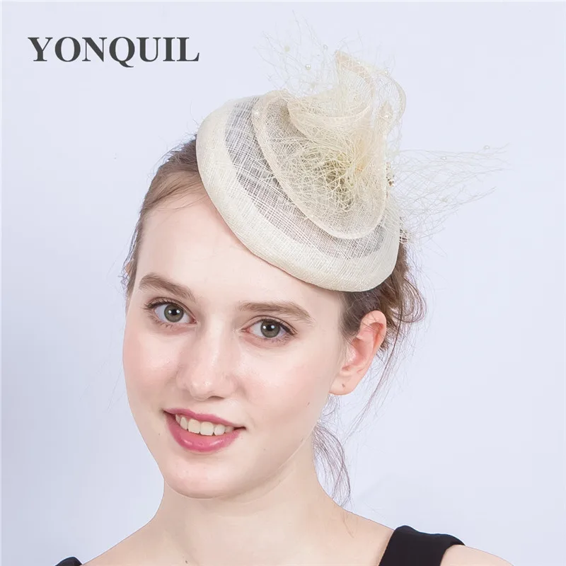 Cocktail Church Race Fascinator Hat Women Elegant Show Nice Headwear Hair Clip Bridal Married Formal Dress Mesh Accessories |