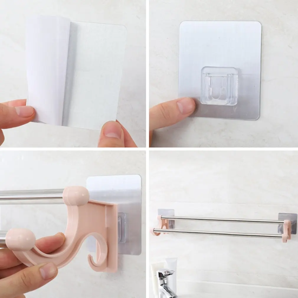 Самоклеящаяся вешалка для полотенец из нержавеющей стали ванной комнаты
