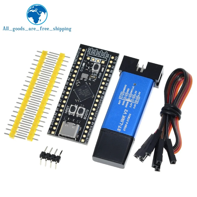 Оригинальная макетная плата STM32F401 256 Кб ROM V1.2 STM32F401CCU6 STM32F411CEU6 STM32F4 обучающая для