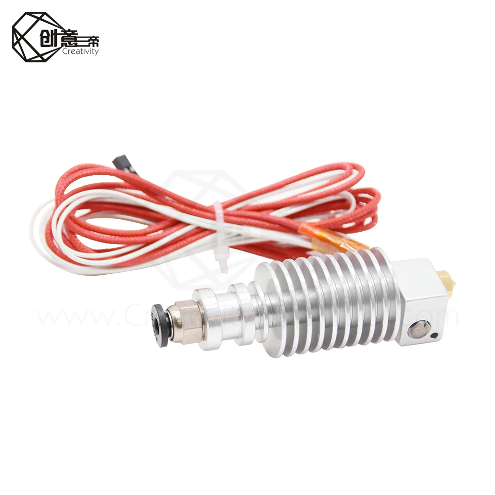 

3D-принтер V5 12 В/24 В J-head Hotend правильный экструдер на длинное/короткое расстояние с нагревательным блоком V5 полностью Металлическая Горловина...