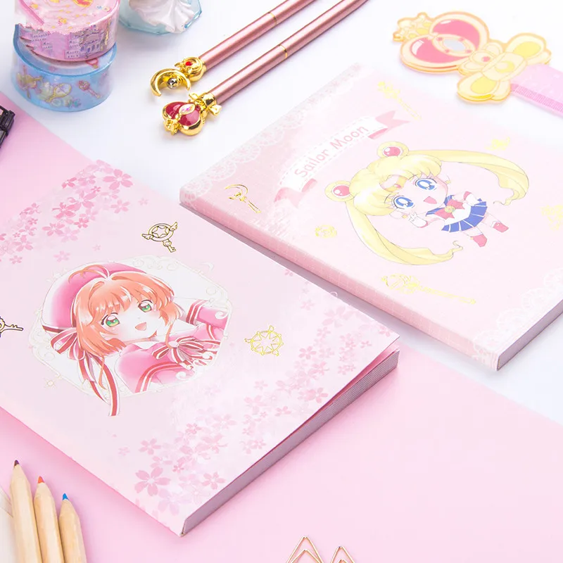 Сейлор Мун Косплей тетрадь карта Captor Sakura журнал для записей печатная бумага Мультфильм Креативный кабинет блокноты канцелярские товары подарок