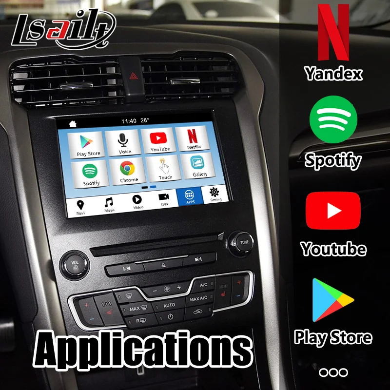 Автомобильный GPS навигатор на Android 9 0 интерфейс carplay для Fusion 2016 20 3G RAM SYNC3 от Lsailt|GPS