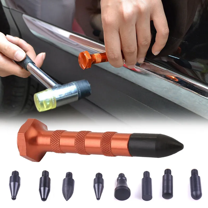 

Car Repair Pen Dents Repair Pit Malfunction Flattening Body Dent Removing Paintless Tools Parts Auto Accessories Outdoor 1 Set