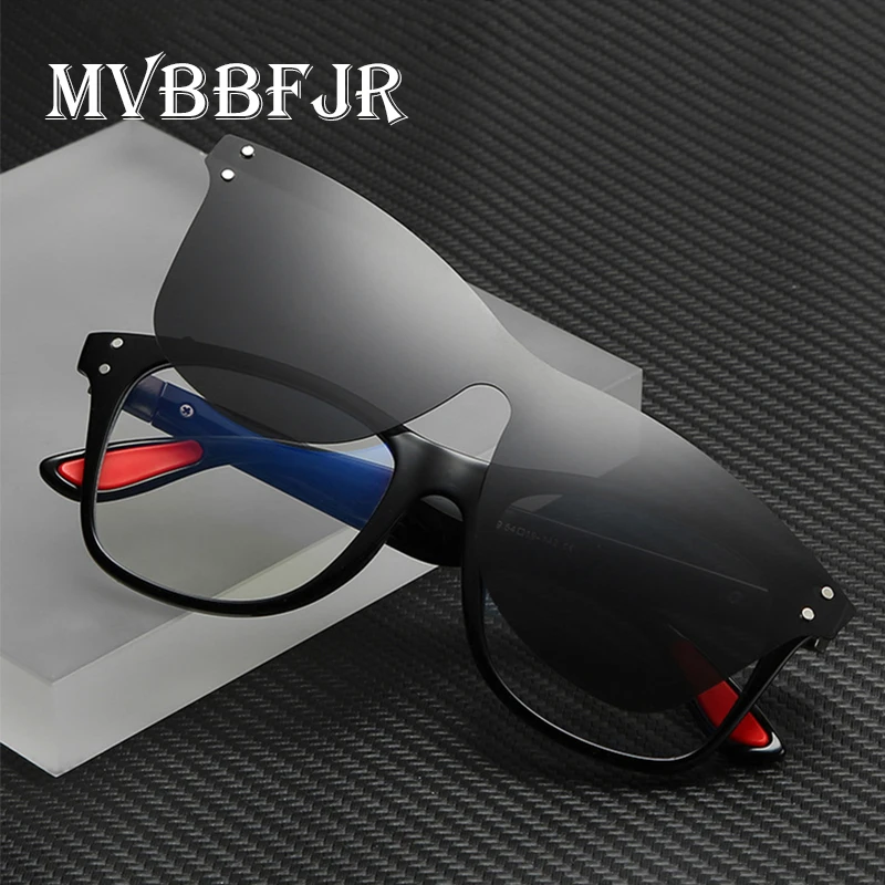 MVBBFJR женские мужские поляризованные солнцезащитные очки магнетизм