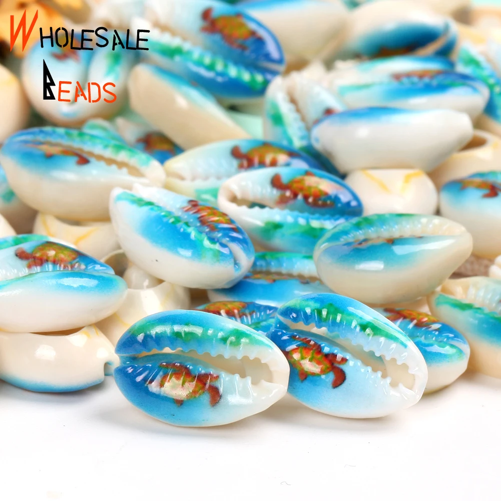 Бусины Из Натуральной голубой морской раковины 10 шт. 10-20 мм раковина свободные