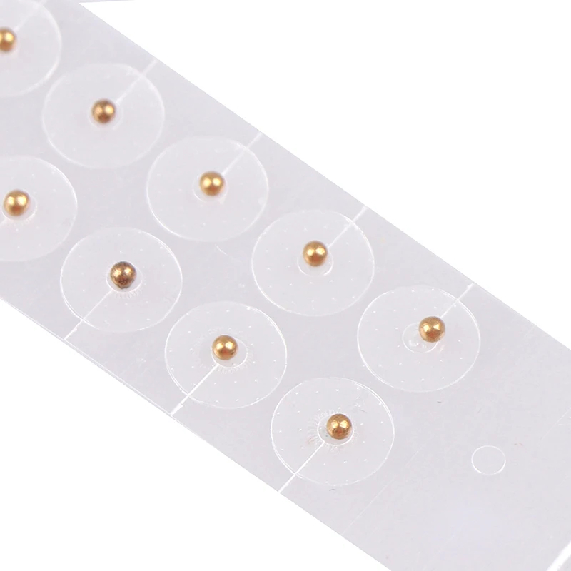 

100PC/lot Clear Ear Point Stickers Ear Pressure Stick Acupuncture Magnetic Beads Auricular Ear Stickers Massage Ear Stickers