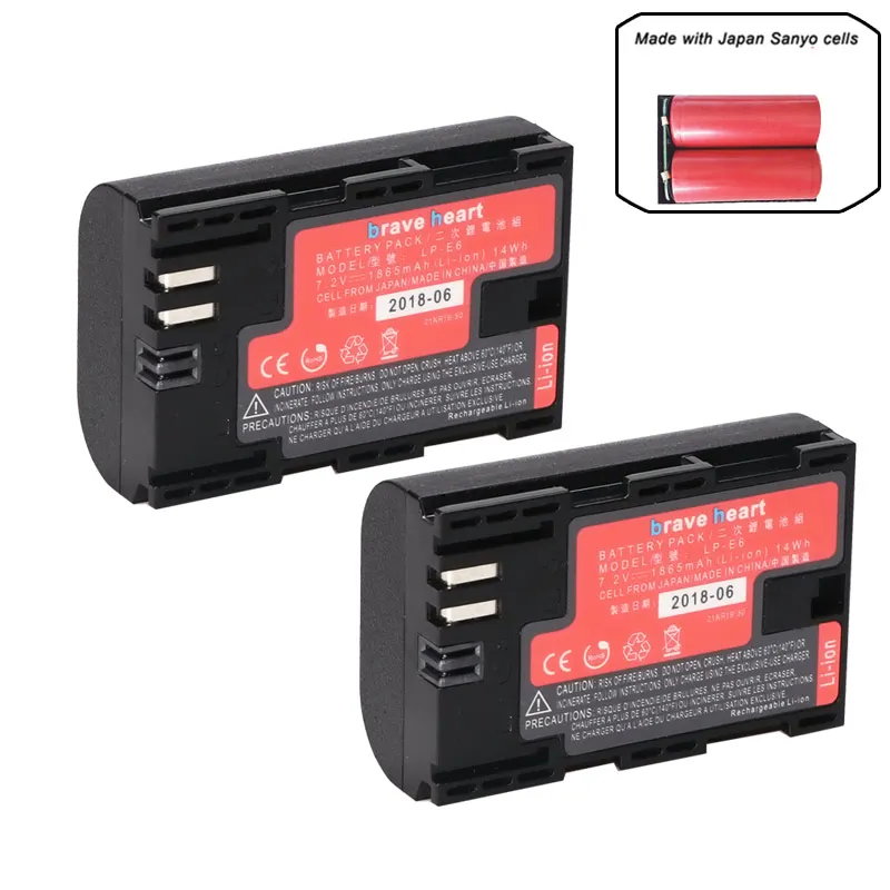 Декодированный lpe6 bateria lp e6 E6N LP-E6N LP-E6 батарея+ двойное зарядное устройство для Canon 5D Mark II Mark III 6D 7D 60D 60Da 70D 80D DSLR