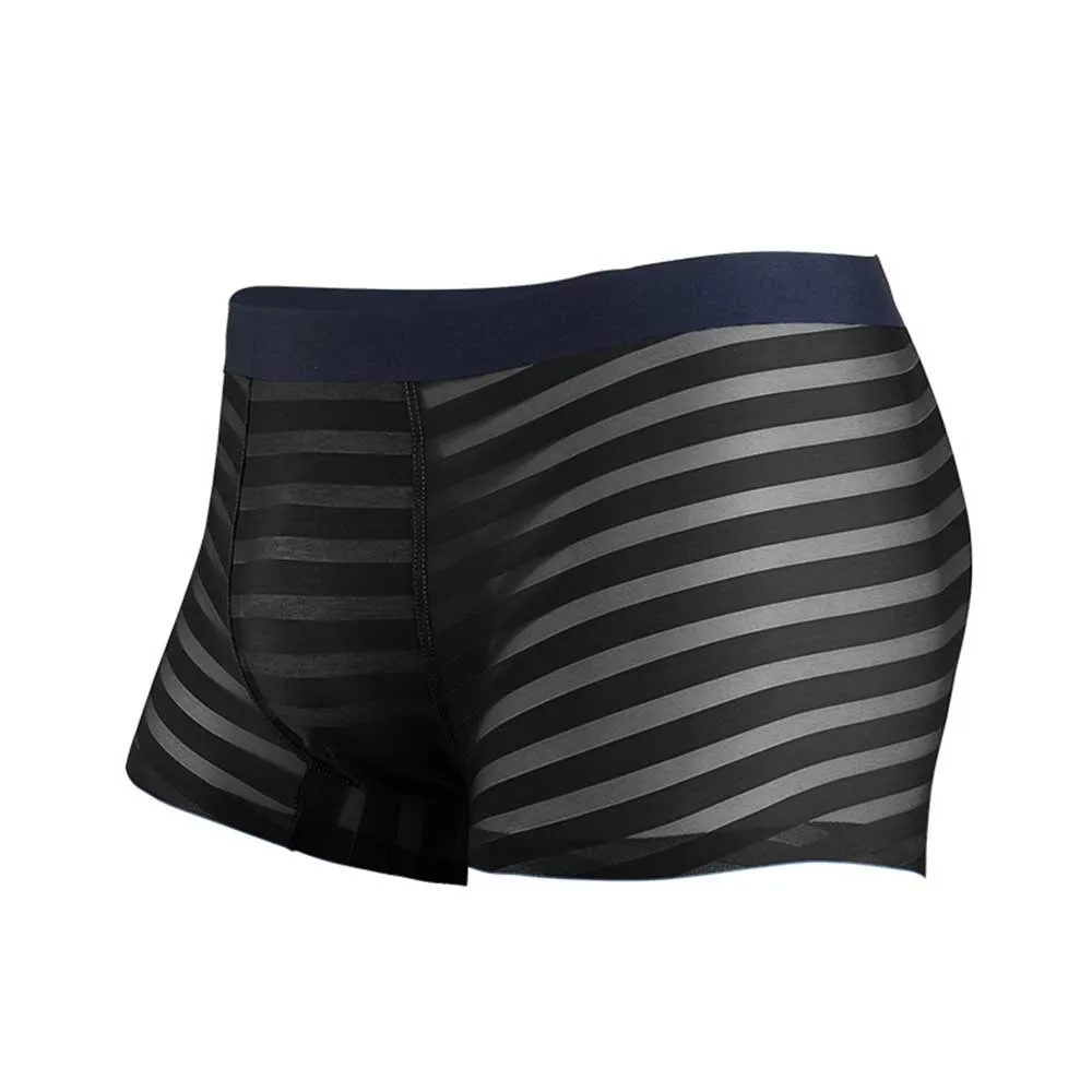 

Mens Sexy Boxer Briefs Shorts Ice Silk Cool Seamless Breathable Underpants Men Underwear Boxers Trunks Panties