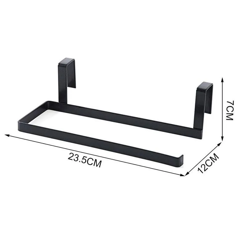 1pc Creative Cabinet Kitchen Paper Holder Roll Towel Rack Free Punching Household Storage Tool | Дом и сад