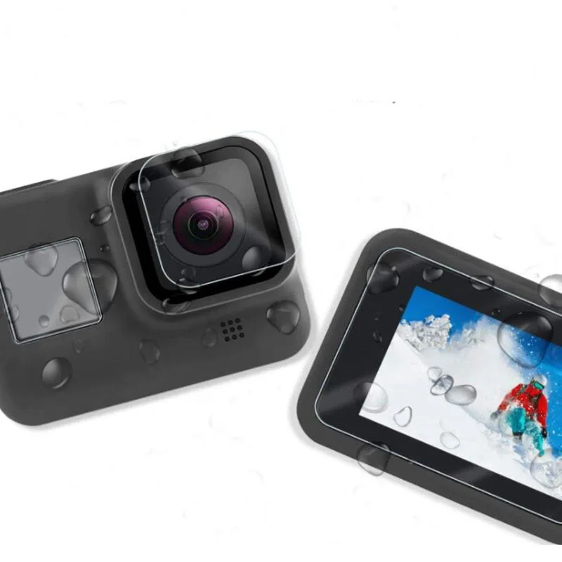 Защитный чехол из закаленного стекла для GoPro Hero 8 Black Go pro Hero8 экшен камера объектив