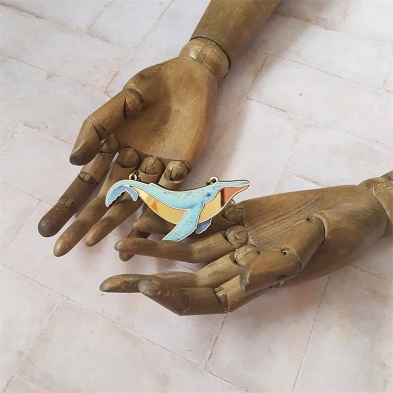 

2021 New 1pc Fashion Ocean Whale Animal Necklace Boho Jewelry Necklace For Women Women Gifts | Pendant Necklaces 45cm Long