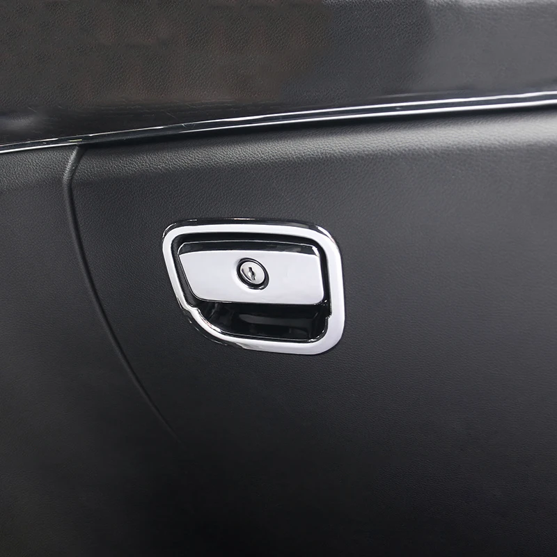 ABS хромированный/углеродное волокно Передняя Перчаточная ручка Крышка отделка