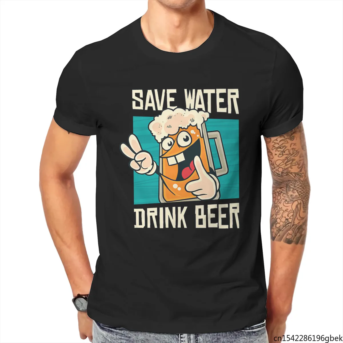 

Save Water Funny Beer Men's T-Shirt