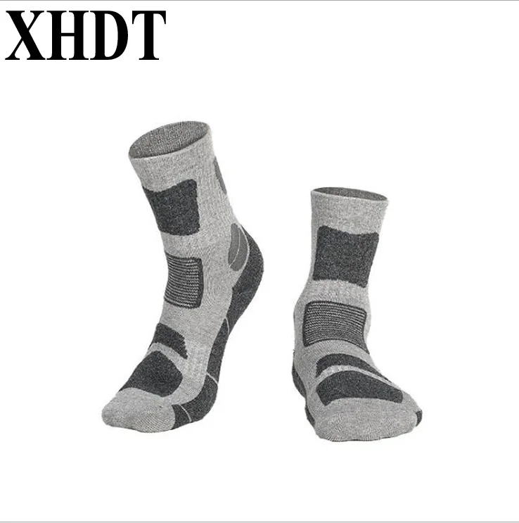 

Men/women Knee-high Merino Wool Keep warm Mountaineering Hiking thickening terry cushion outdoor sports professional ski socks