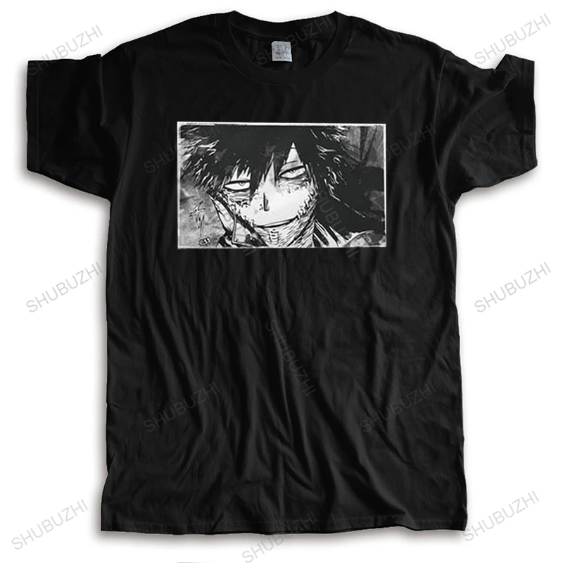 

My Hero Academia Tshirt Men Short Sleeve Summer T Shirt Urban Japanese Anime Manga Dabi T-shirt 100% Cotton Tees Merchandise